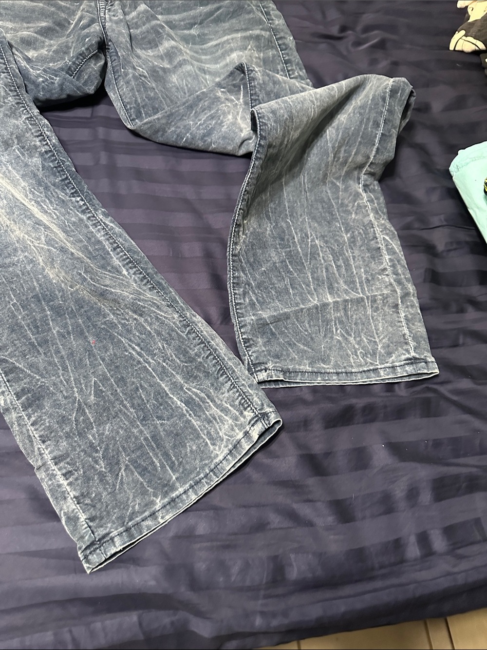 True religion Men's Washed Black Jeans - Classic Casual Fit - Picture 2 of 9